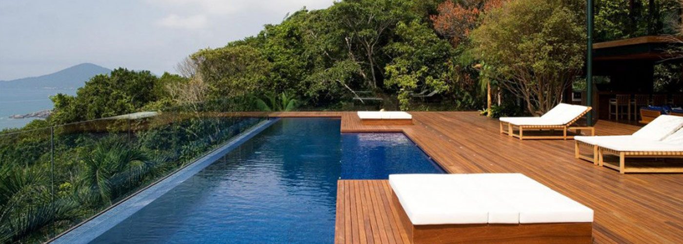 Piscina desbordant realitzada a Llafranc
